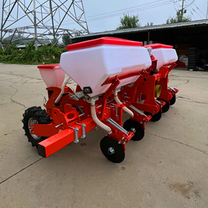 4-6Row Pneumatic Corn Seeder Machine Tractor-Compatible Seeders Transplanters Gear Core High Productivity Corn Suction Planter