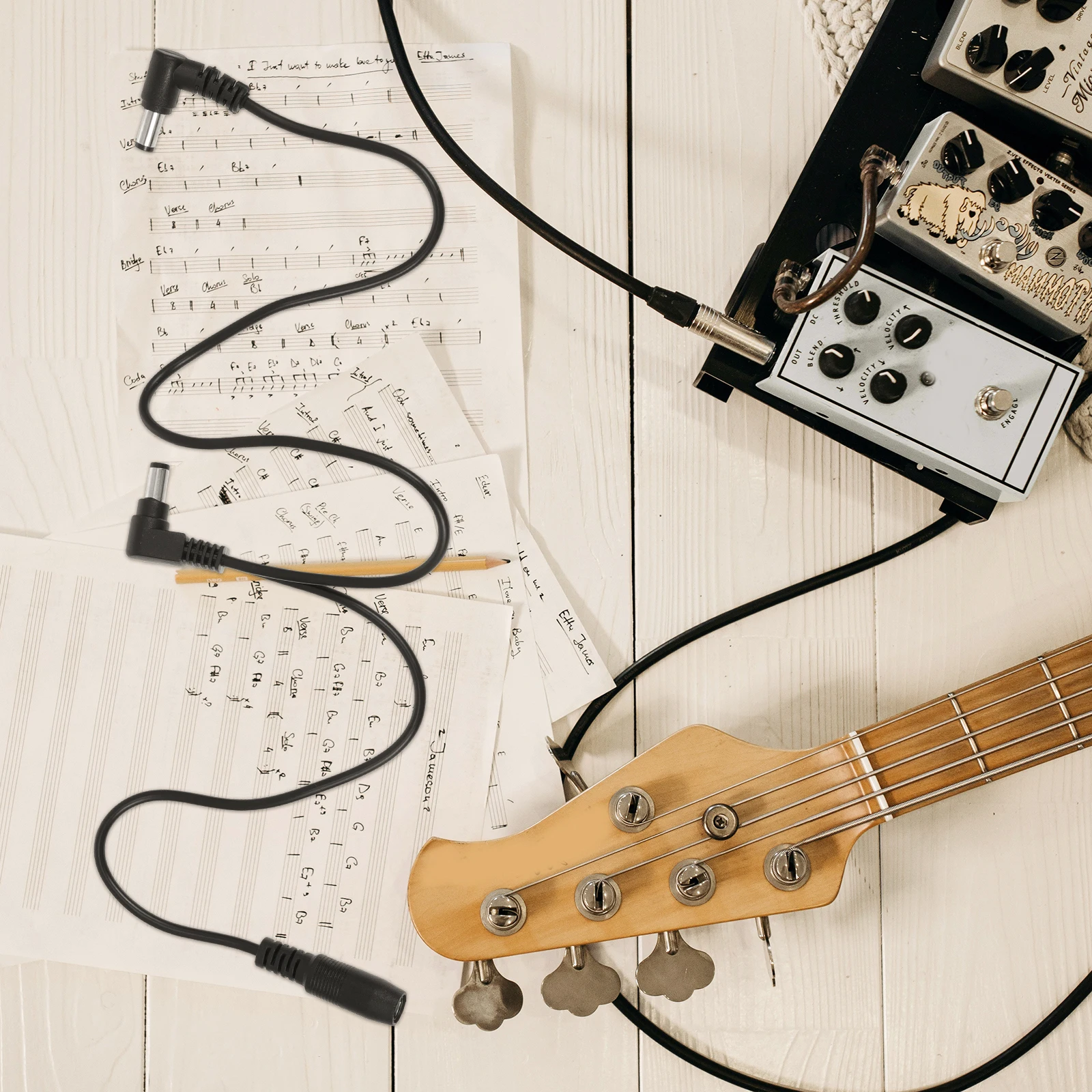 

Guitar Effect Connecting Wire Professional Effector Line For Pedal Board Durable Power Cable Guitar Pedal Power Supply Effector