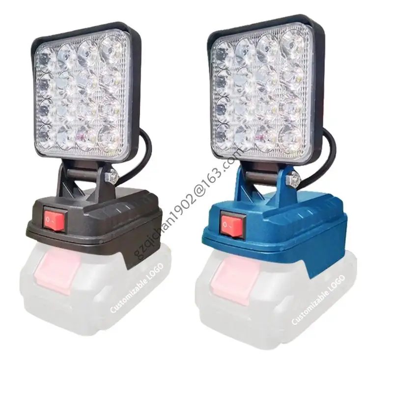 

X7ab Универсальный светодиодный светодиодный ламп USB-зарядный порт для 14,4-20 В лития батареи складной дизайн