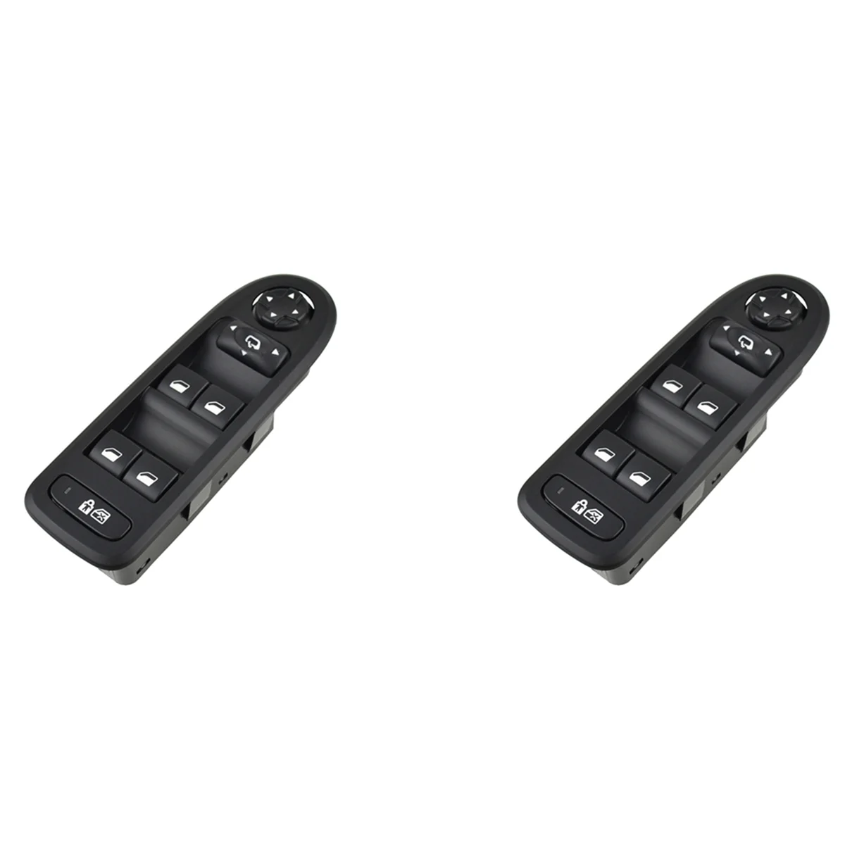 2X Window Master Switch for Peugeot 308 508 C5 5 Door Hatchback Wagon 96659465ZD 98026370ZD 96644917XT 96599975XT