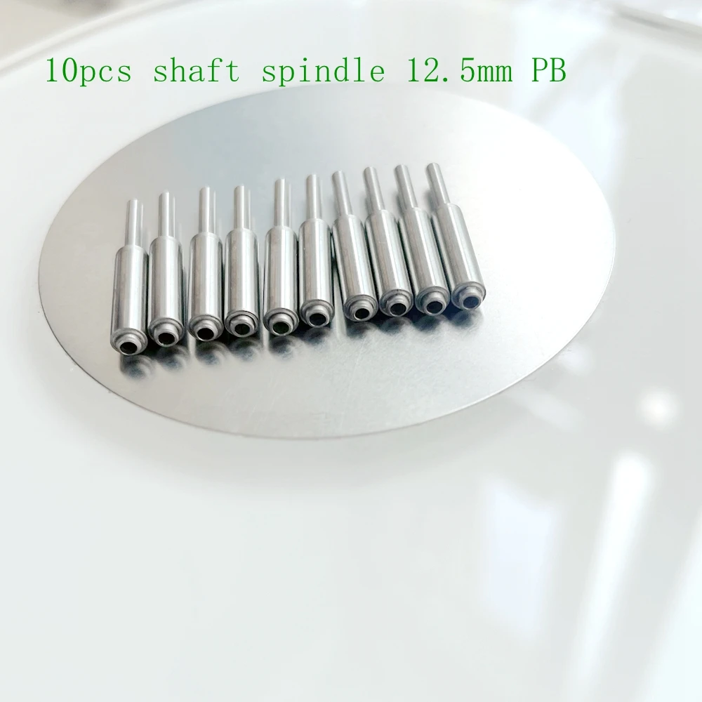 Husillo de eje Dental de 10 piezas, tamaño de 12,5mm, PB con botón pulsador, Calidad B, precio de fábrica