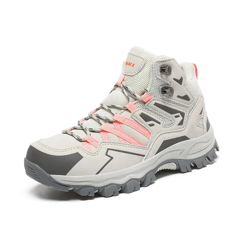 New Outdoor Climbing Shoes Sports Shoes Casual Travel Shoes Breathable High Help Men's Mountain Climbing Shoes Autumn Winter