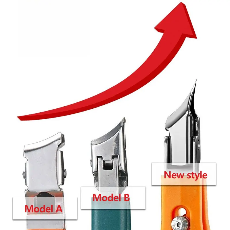 25 °   슬랜트 엣지 전문 네일 클리퍼 고급 독수리 부리 사선 발톱 트리머 넓은 입구가 있는 내향성 발톱 도구