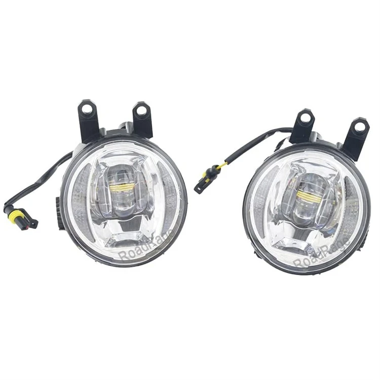 Fog Lights For 2018 2019 Toyota Yaris Hatchback Replacement LED Fog Lights with DRL Left and Right Side