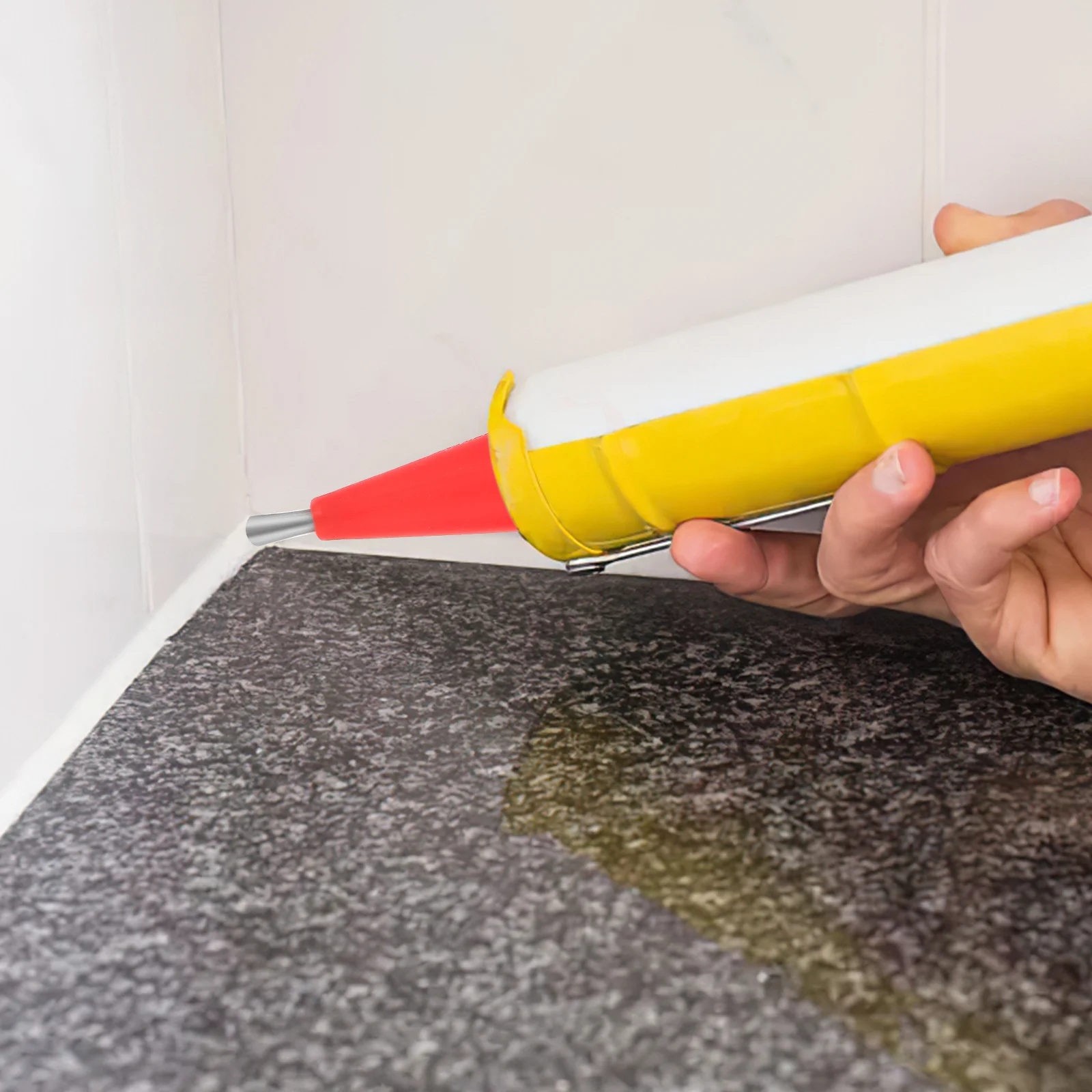 1Set Caulking Nozzle Applicator Kit Easy Clean Maintain Versatile Applications Must Have Accessory DIY Caulking Nozzle Tips