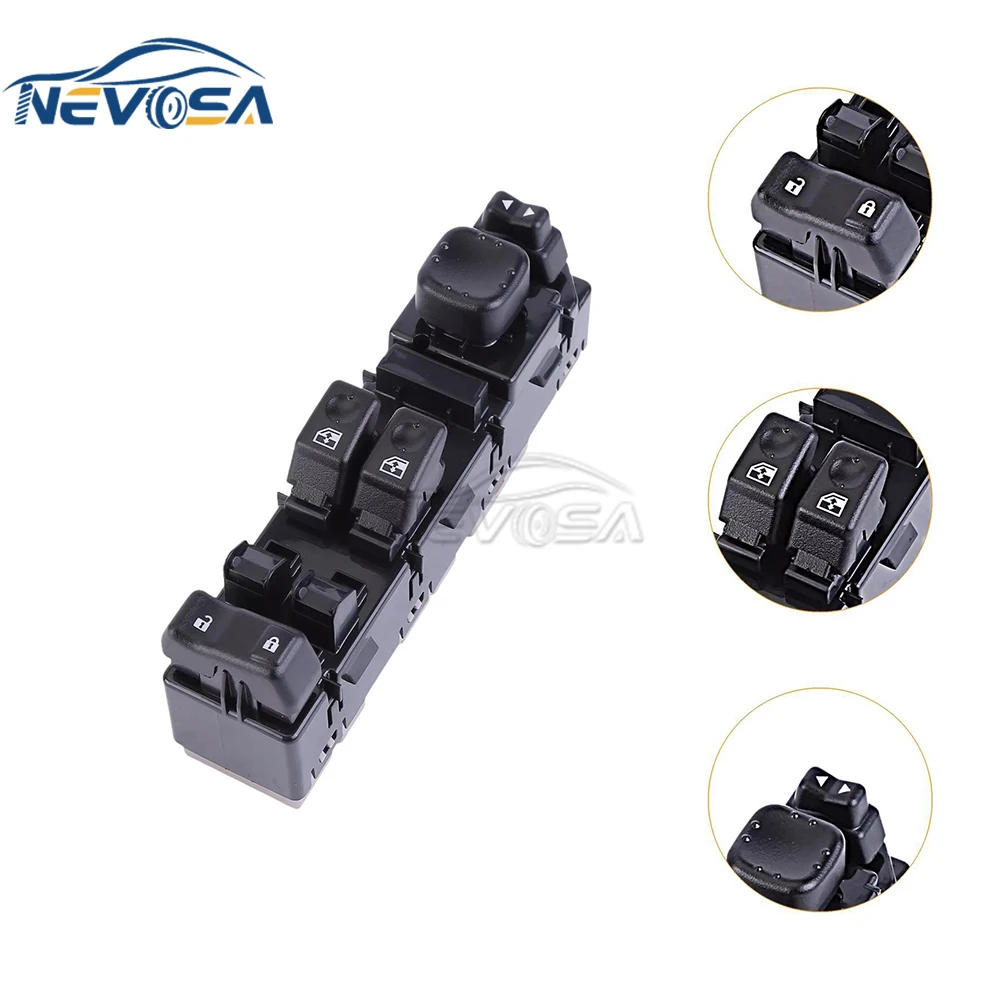 NEVOSA 15883318 Front Driver Side Door Lock and Window Power Switch  For chevrolet Silverado GMC Sierra