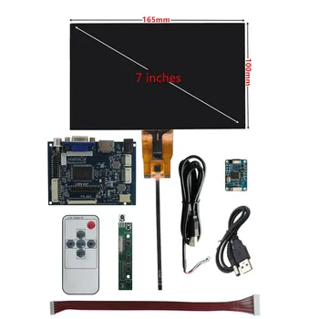 7 inch IPS multi-purpose LCD display screen control Raspberry Pi driver board for PC monitor HDMI compatible VGA AV touch screen