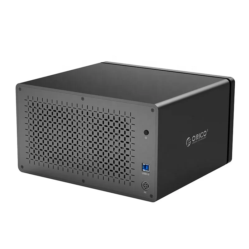 Scatola per array di archiviazione di dischi per armadietti per dischi rigidi multi-bay Scatola per unità a stato solido da 3,5 pollici (non inclusa HDD)