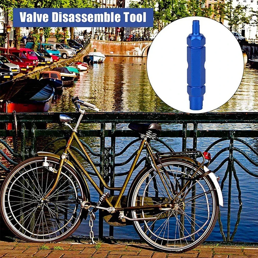 1 Stück Ventilkern-Entferner-Werkzeug für Presta, Schrader, Ventilverlängerung, Reifenreparatur, Schraubenschlüssel für Fahrrad, Auto, Fahrrad, Motorradreifen – Detail 13