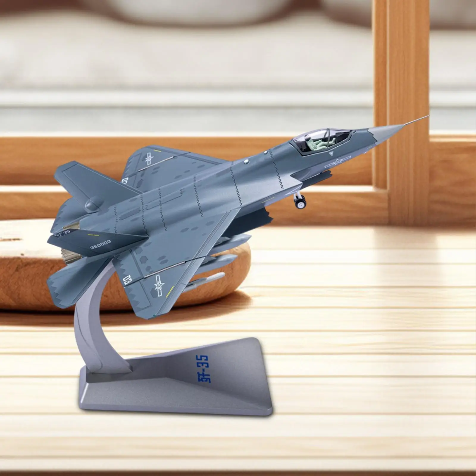 Simulation 1:72 Aircraft Model Collectible Fighter Jet for Bookshelf Bedroom