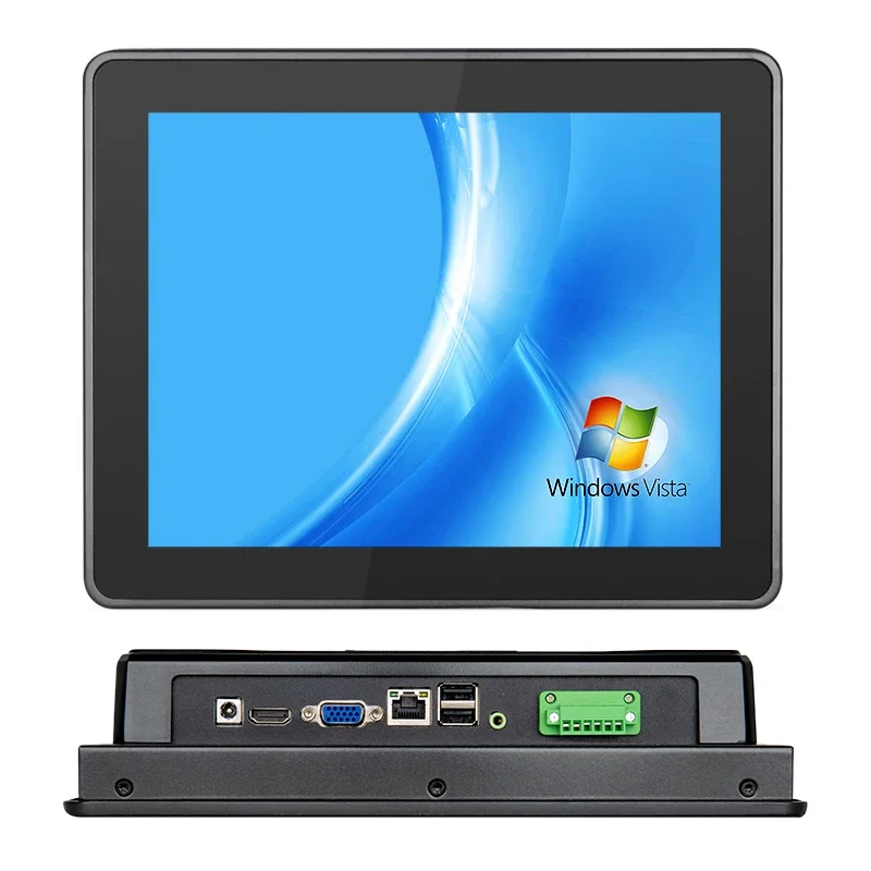 Outdoor 1000 Nits Rugged Marine Ip66 Explosion Waterproof Open Frame Embedded 10.4 Inch Touch Screen Panel Fanless Industrial Pc