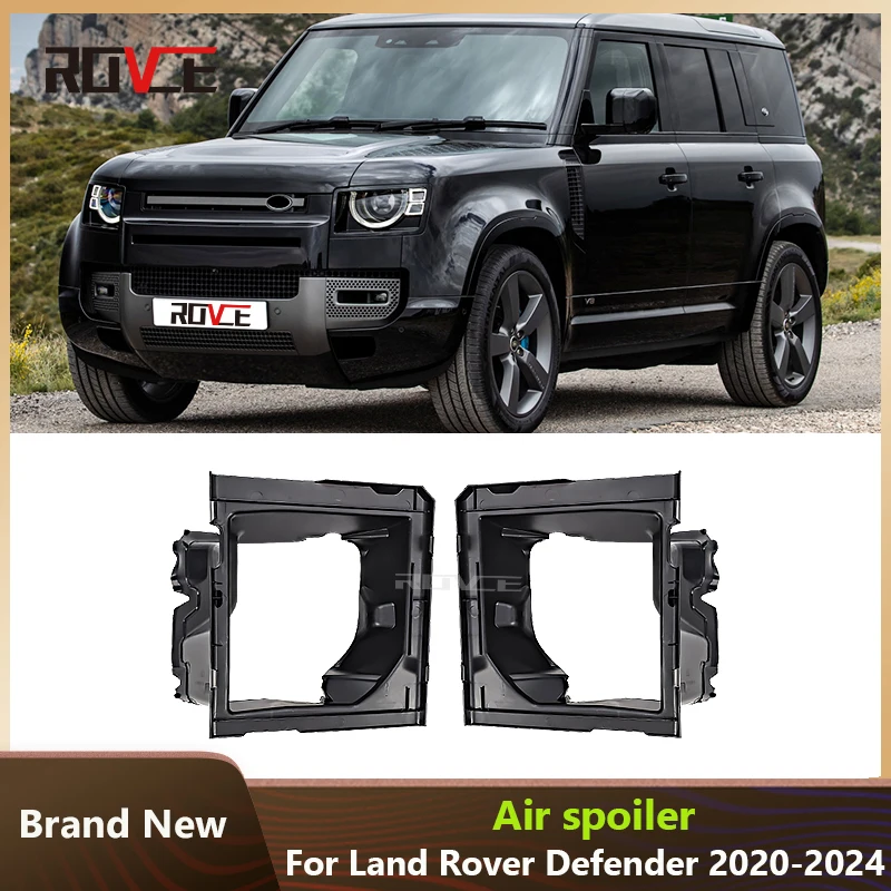 

ROVCE Air Spoiler Mudguard Cover For Land Rover Defender 2020 2021 2022 2023 LR130007-D LR132761-D Accessories