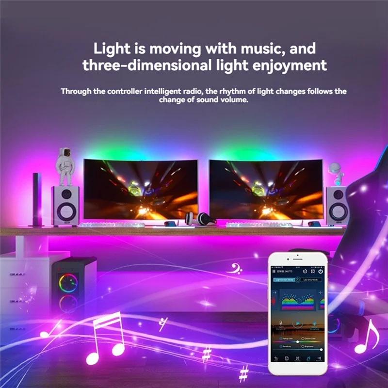 LICE-WS2811 WS2812B LED Controller Bluetooth Music 28Keys Remote Control For Individual Addressable RGB Strip Light