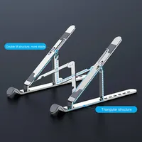 Aluminum Alloy Adjustable Foldable Laptop Stand Portable Aluminium Support Notebook Holder Tablet Base Desk Dissipation Bracket