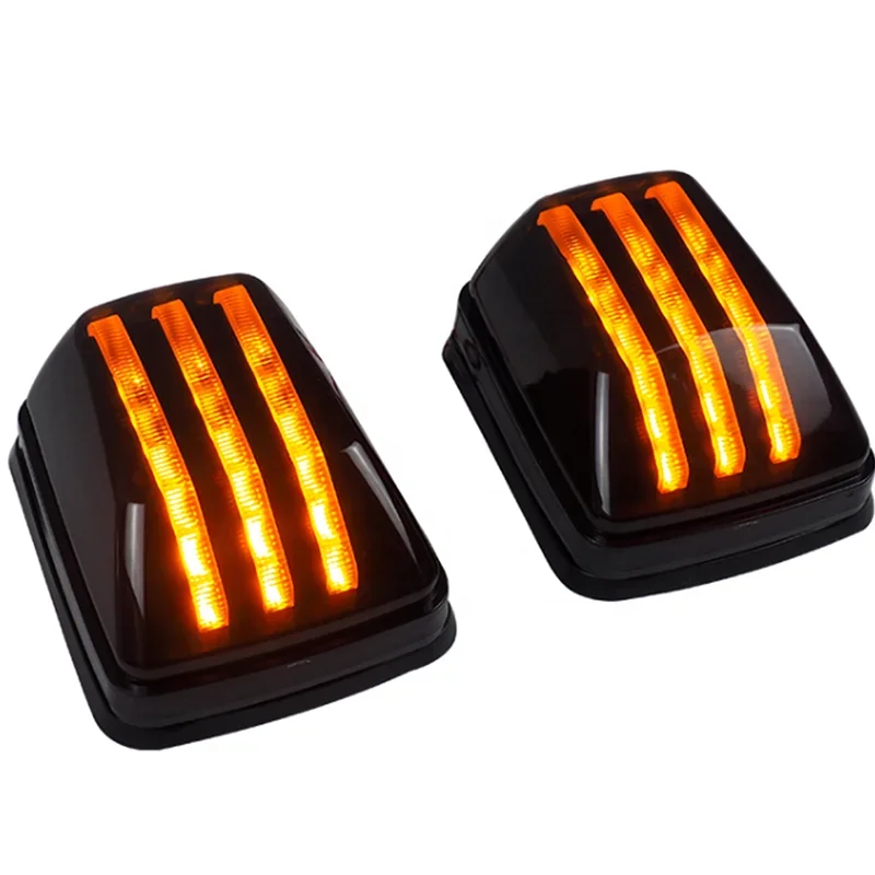 W463 Smoked LED Turn Signal Lights Set Fit for G Class G500 G550 G63 G65 from Year 2004 to 2018