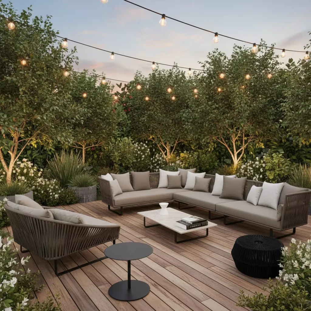 

# Rope Outdoor Royal Furniture Sofa Set