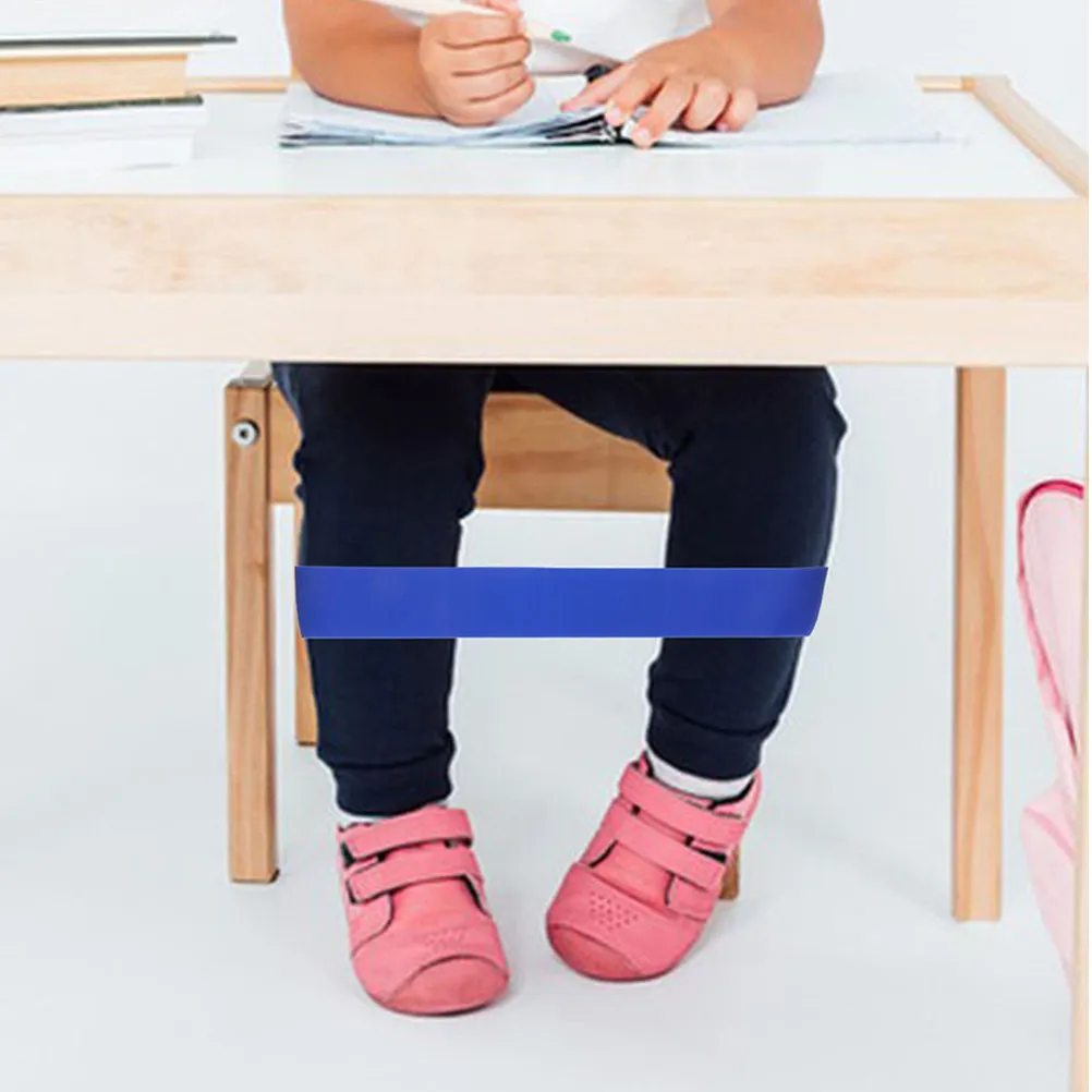 5Pcs Elementary School Chair Bands Focus Support Secure Desk Chair Leg Band Stretch Resistance Loop Band for Classroom Office