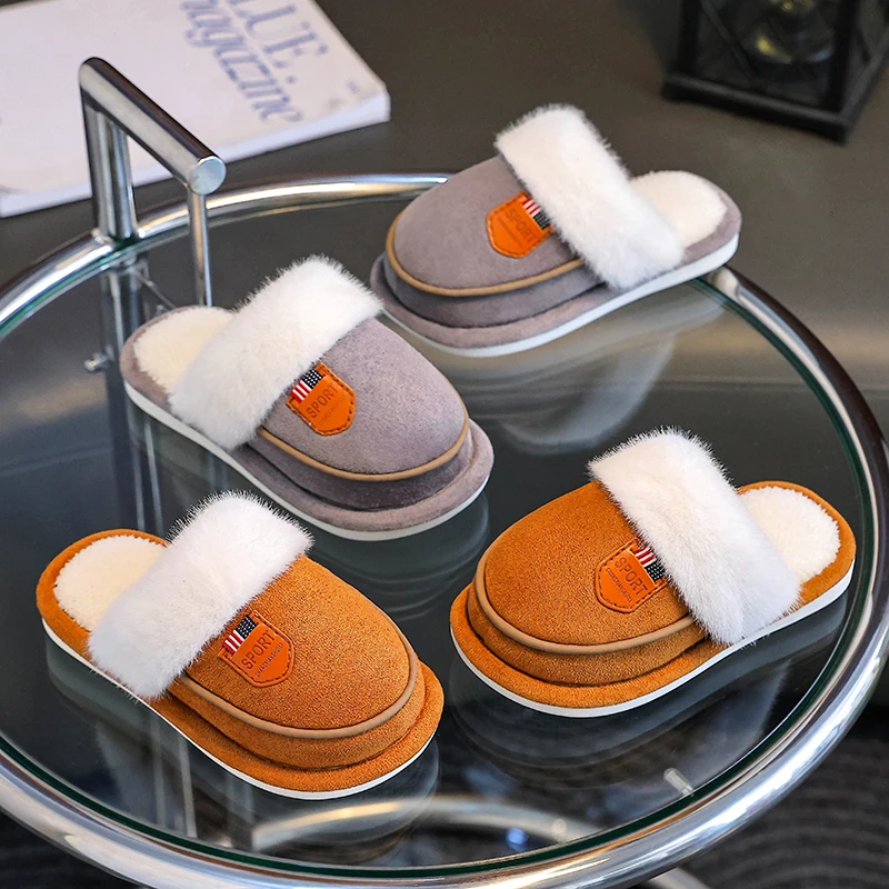 

Новые тапочки из искусственного меха 2025 года — теплые пушистые домашние тапочки с мягкой подкладкой, стильная домашняя обувь унисекс