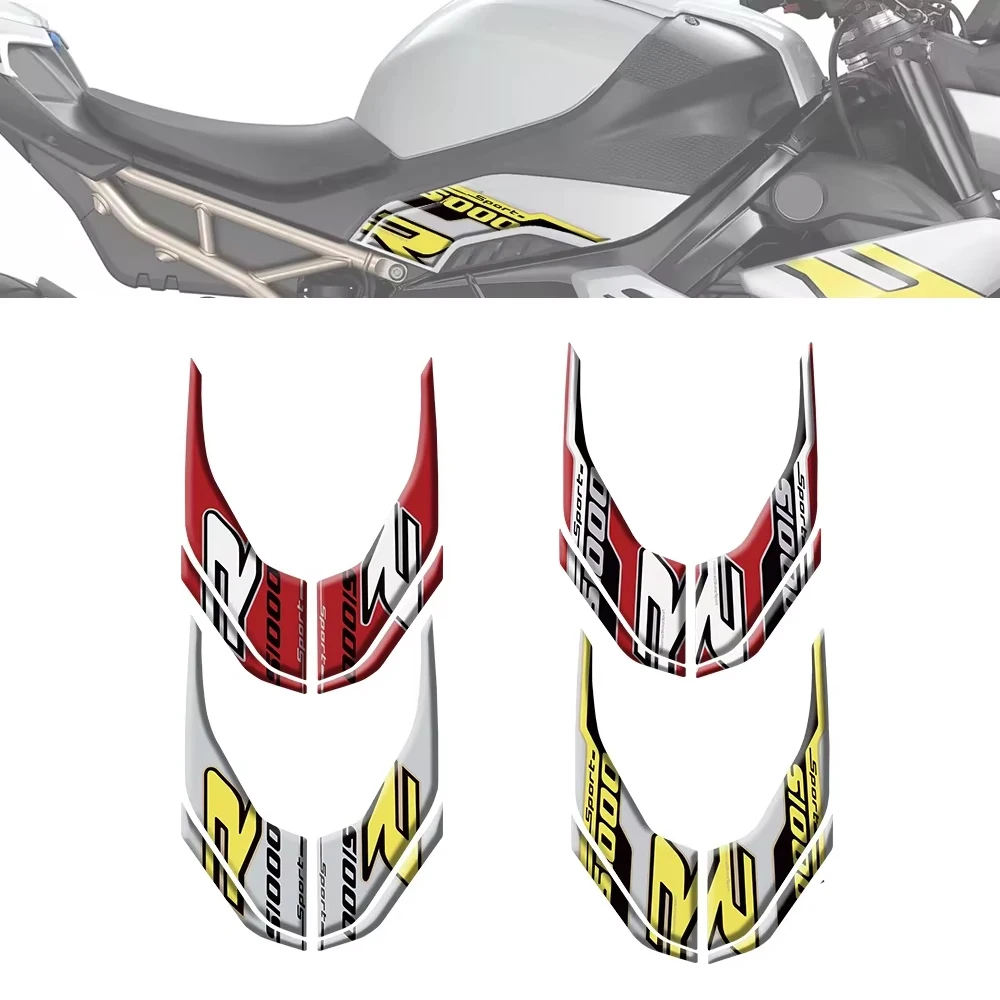 For BMW S1000R S 1000 R 2021 2022 2023 2024 Motorcycle Accessories Lower Knee Protector Sticker 3D Gel Paint Protection