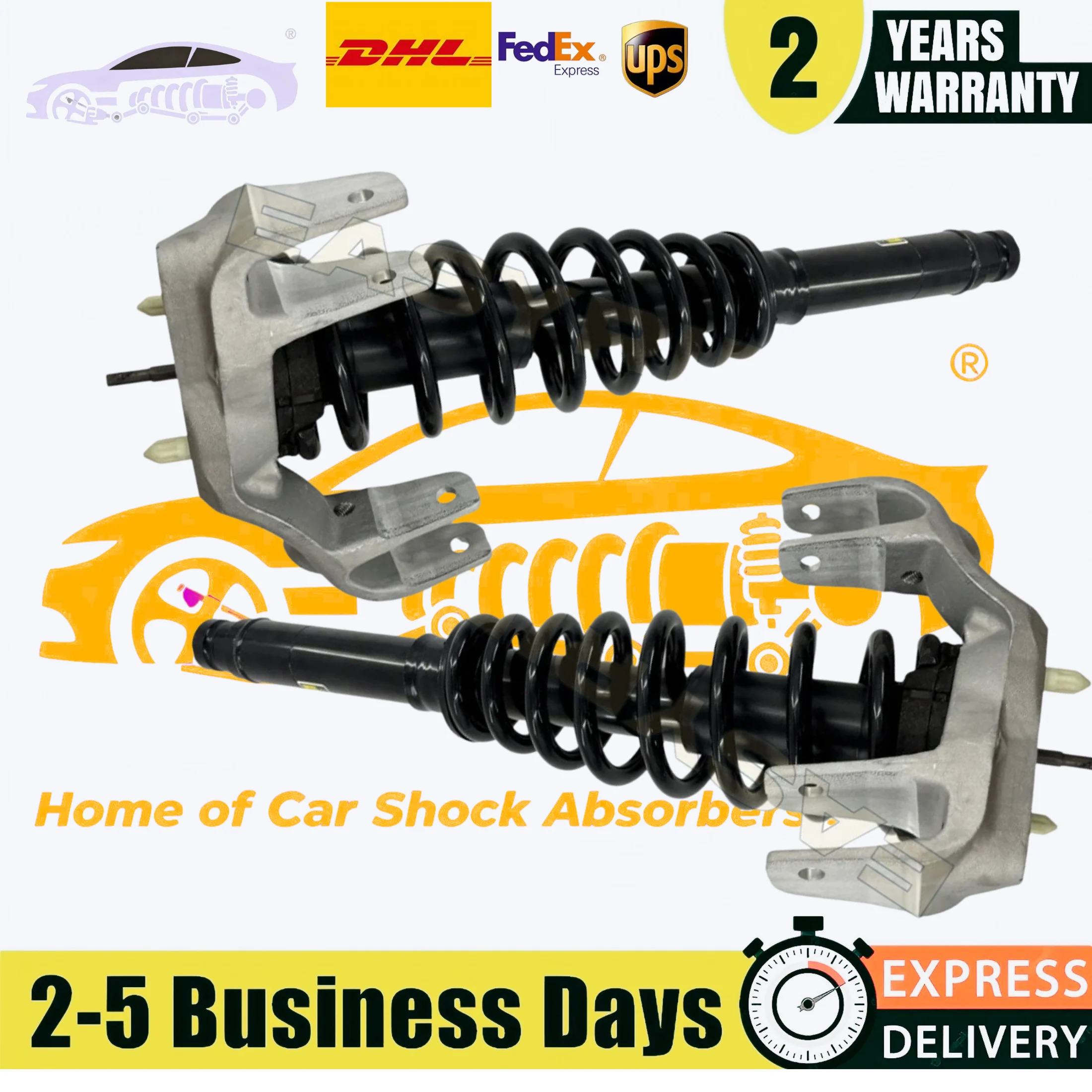 2 Pieces Fit 19150442 88964546 Cadillac STS SLS RWD 2005-2011 Front Left and Right Shock Absorber Strut Assys with MagneRide