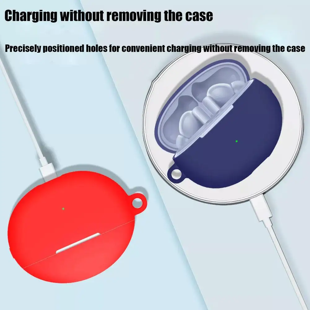 Silicone Protective Case For Huawei FreeBuds 6i Wireless Headphone Protector Case Cover Shell Housing Anti-dust Falls Sleev R5B8