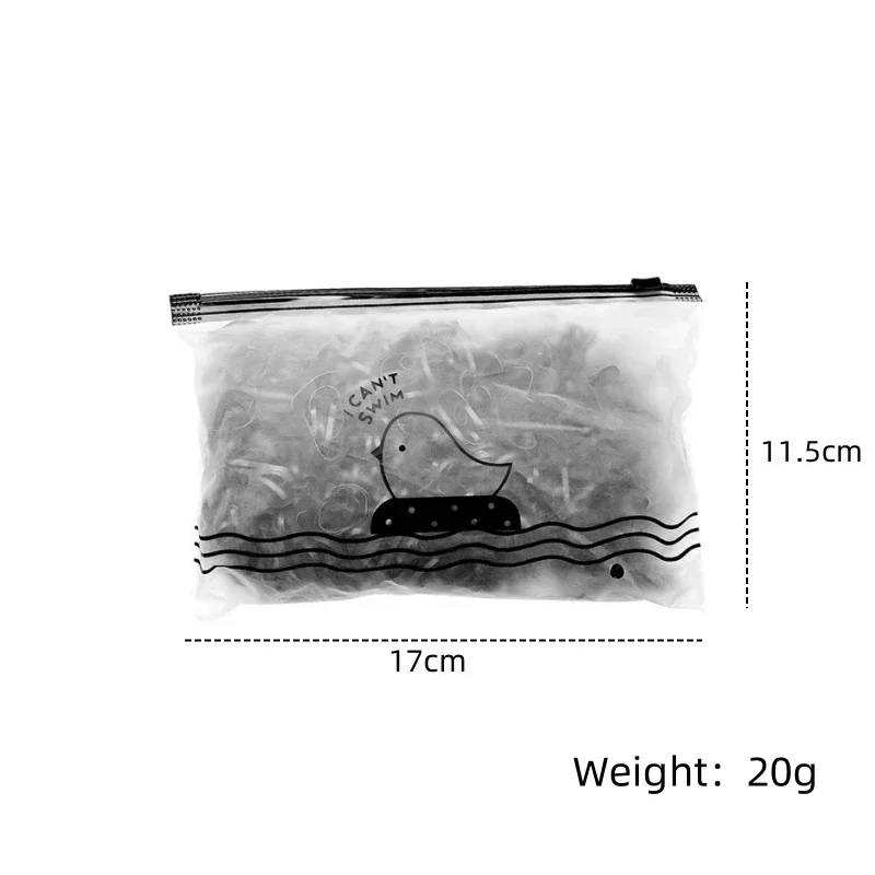 Disposable Rubber Band WOMEN\'S Hair Black Small Rubber Band Thick Leather Cover Does Not Hurt Hair Band Durable Hair Rope Head