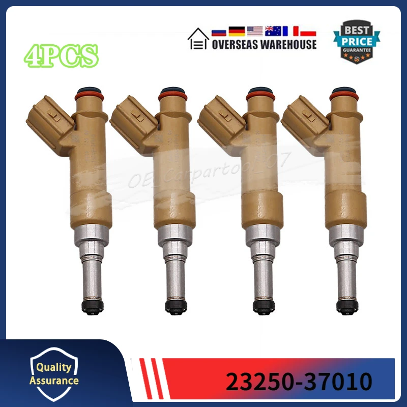 Set Of 4 Fuel Injectors Fits For 2008-2009 Scion xD 2014 2015 2016 Toyota Corolla 1.8L L4 23250-37010