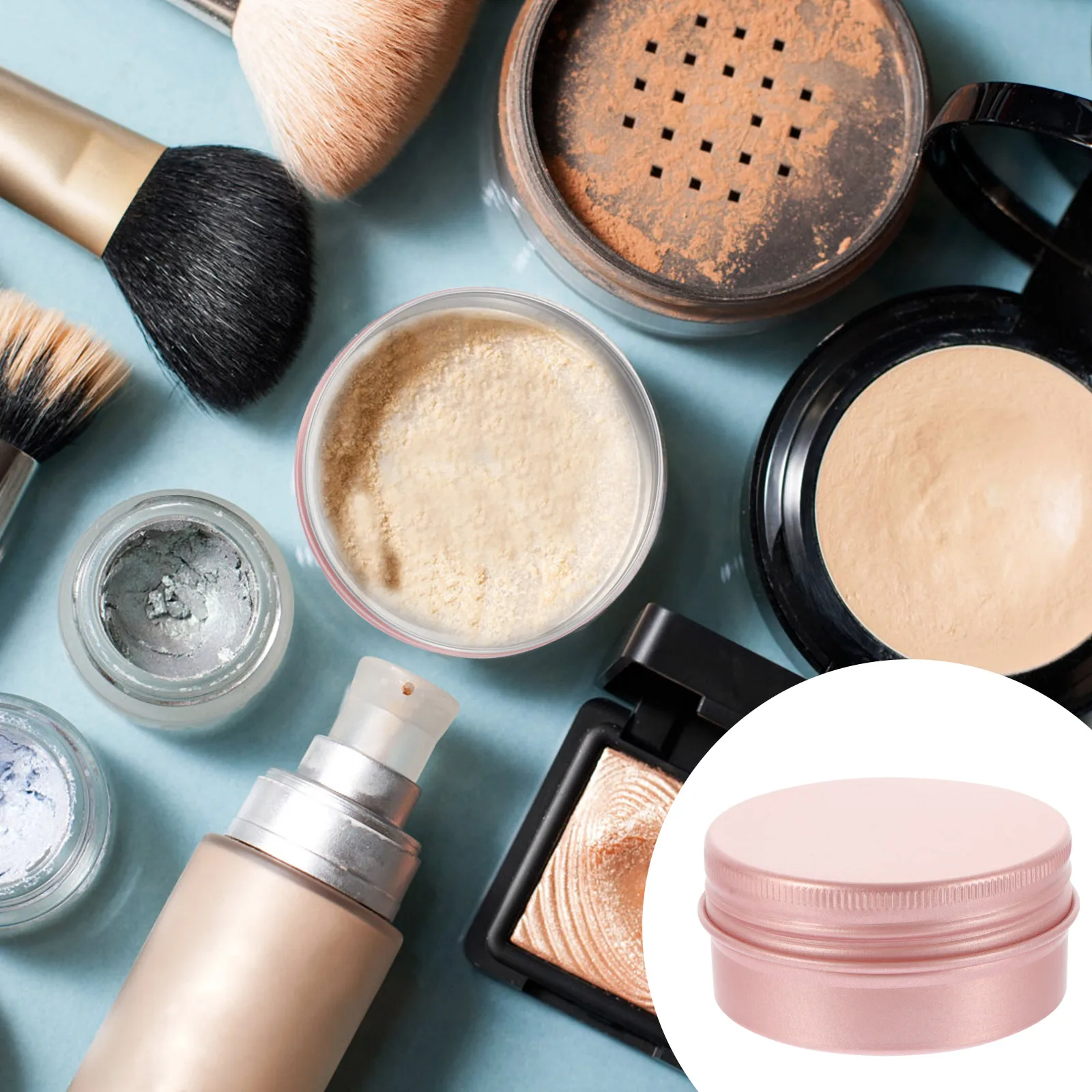 

20 Pcs Lotion Container Cream Containers Travel Size Spiral Lid Storage Boxes with Lids Personal Care Practical