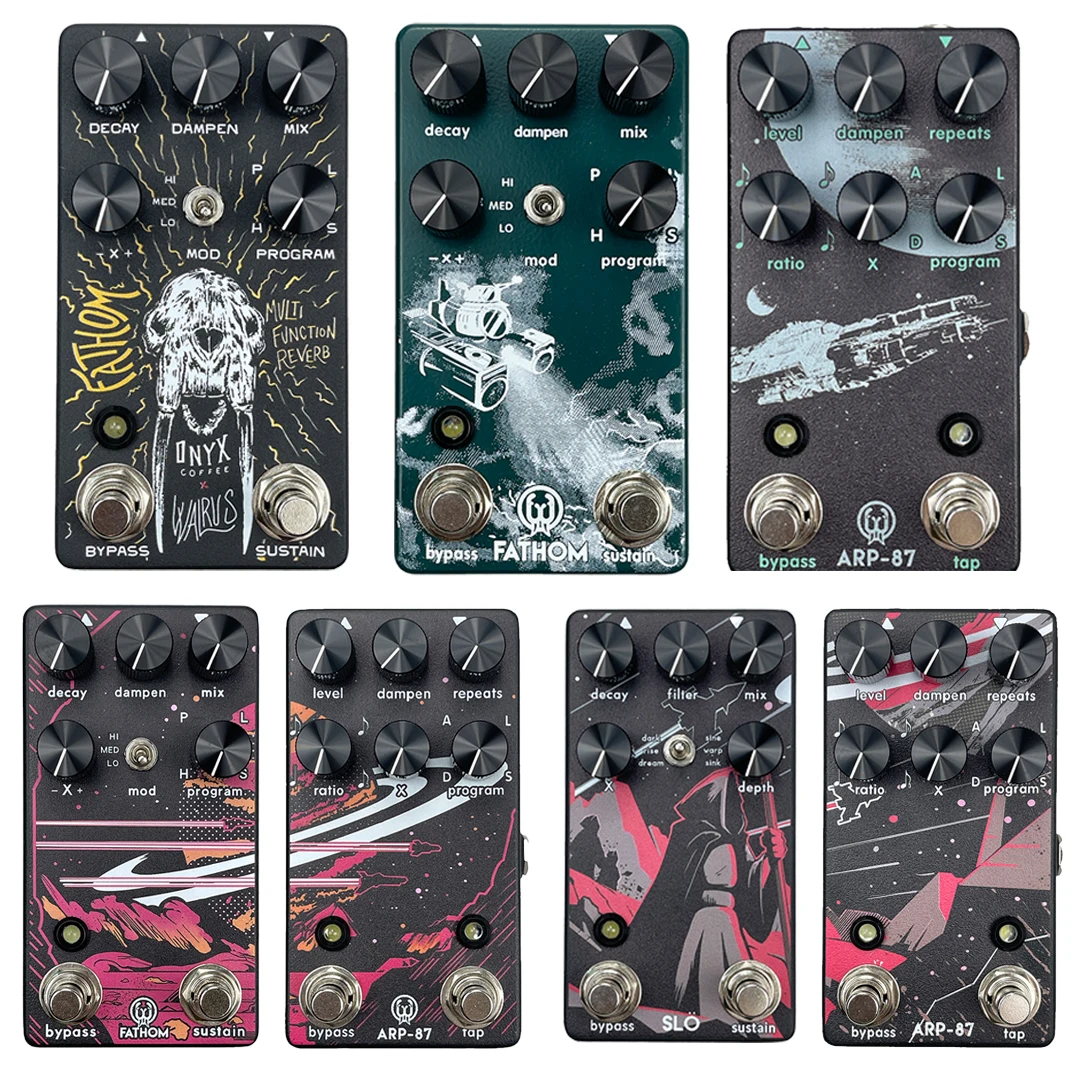 ZVEX FATHOM Slo Multi Reverb Arp-87 Delay Guitar Pedal