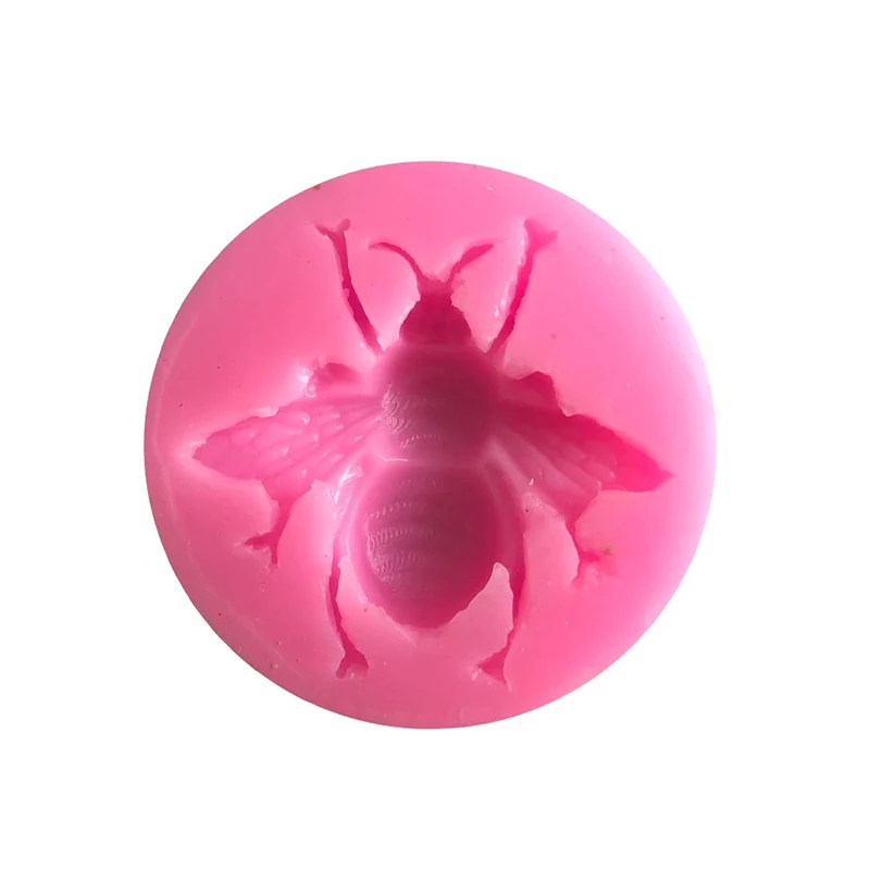 Honeybee Modeling Silicone Mold DIY Cake Baking Decoration Chocolate Mold Fudge Cake Decoration Honeybee Silicone Mold 3