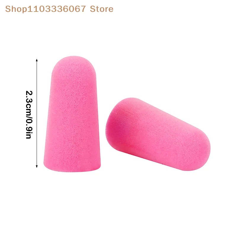 【HL】10 Pairs Noise-Isolating Earplugs Dust Abrasion Resistant Flexible Work Sponge Earplugs Noise Canceling Sleep Earplugs