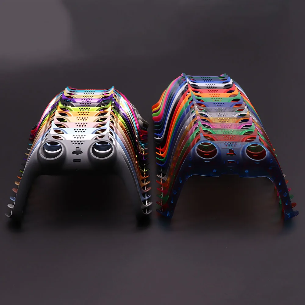 Pour PS5 V1 V2 V3 manette de jeu poignée coque couverture Camouflage/clair mat contrôleur Joystick poignée décoration bande avec barre de levier
