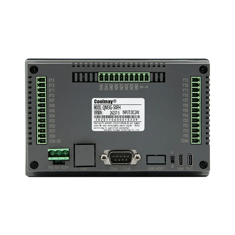 High-performance PLC Controller Built-in HMI Touch Screen Extensive I/O Expansion PID Auto-tuning Recipe Management