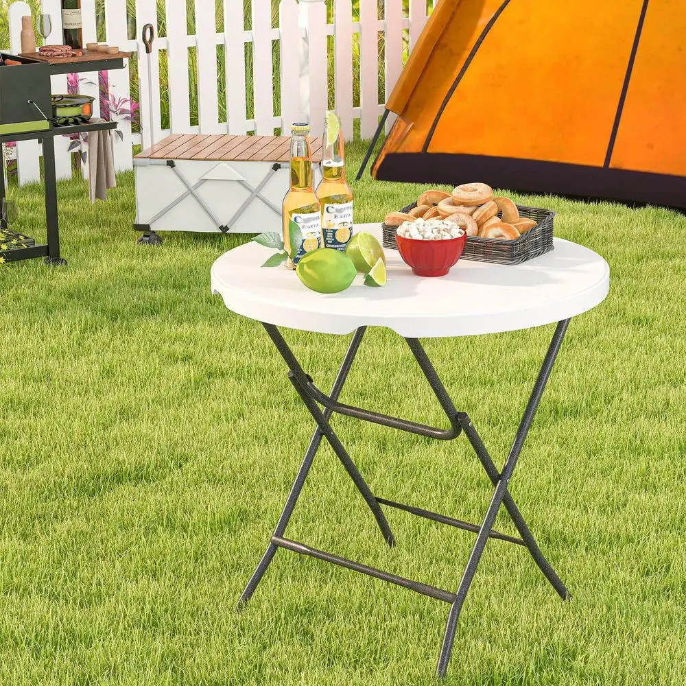 

32 Round Folding Table Lightweight Portable Commercial Banquet Table For Picnic