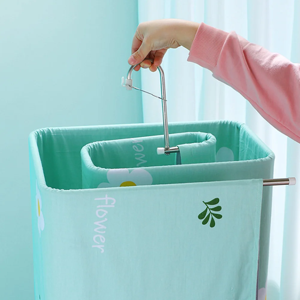 

1 set Stainless Steel Spiral Drying Rack Quilt Hanger Clips for Sheets Blankets Bulky Clothes Space Saving Balcony Clothing