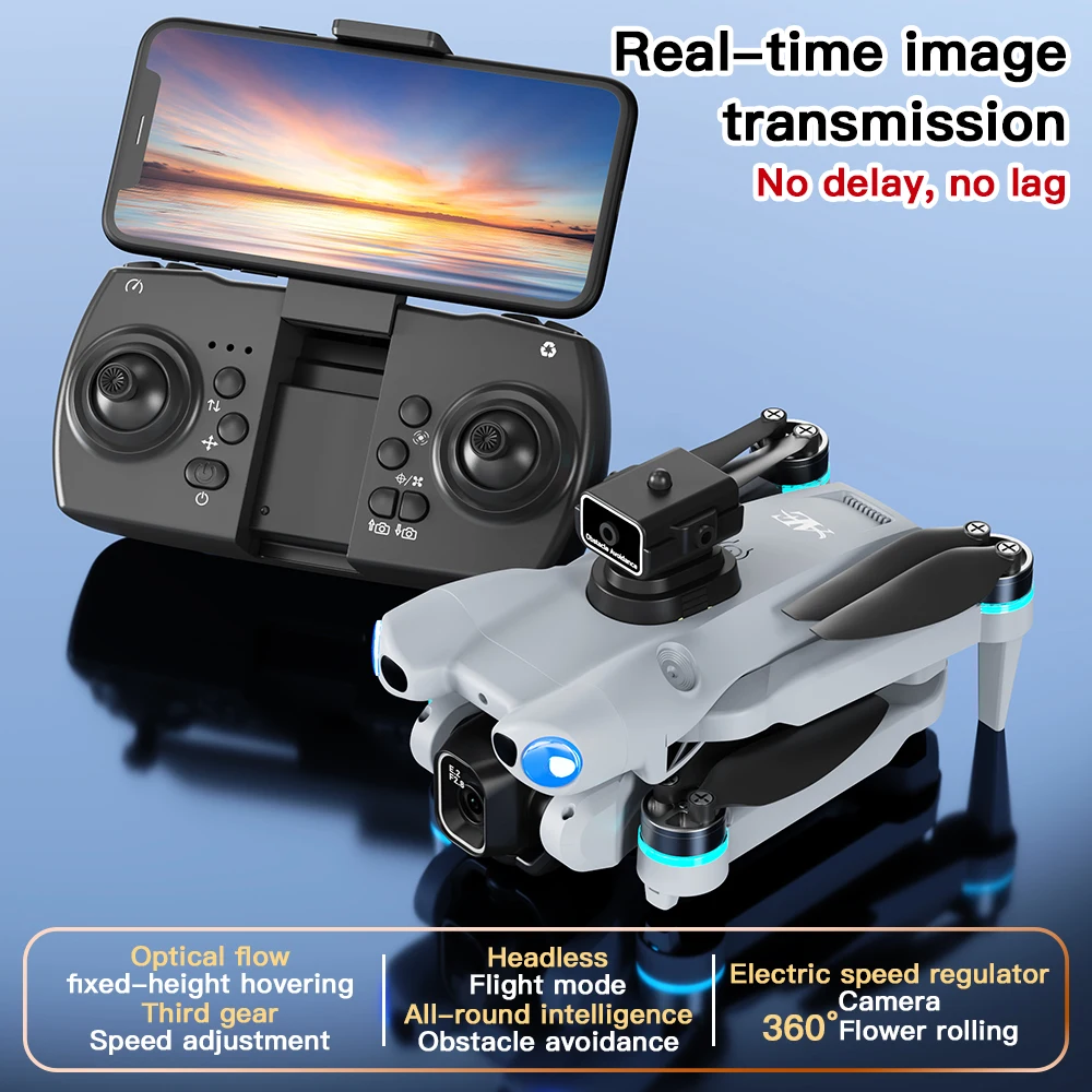 New Drone 4K Professional 8K Camera Aerial FPV Avoiding Obstacle with Large Screen Remote Control Folding RC Drone