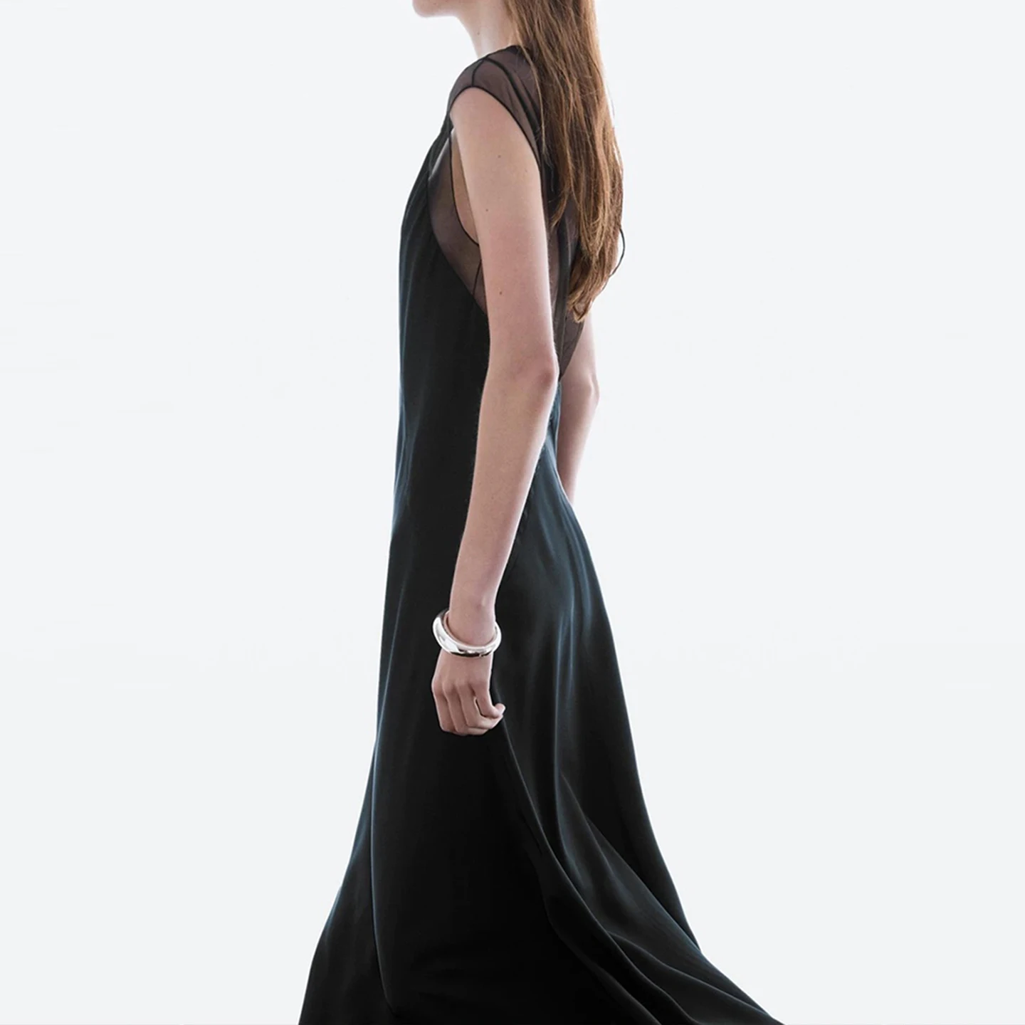 Ele Long Svel Dr Dames Sle Doorzichtig ontwerp Winter Nieuwe collectie Z Merk Casual rond Ne Dagelijks gebruik