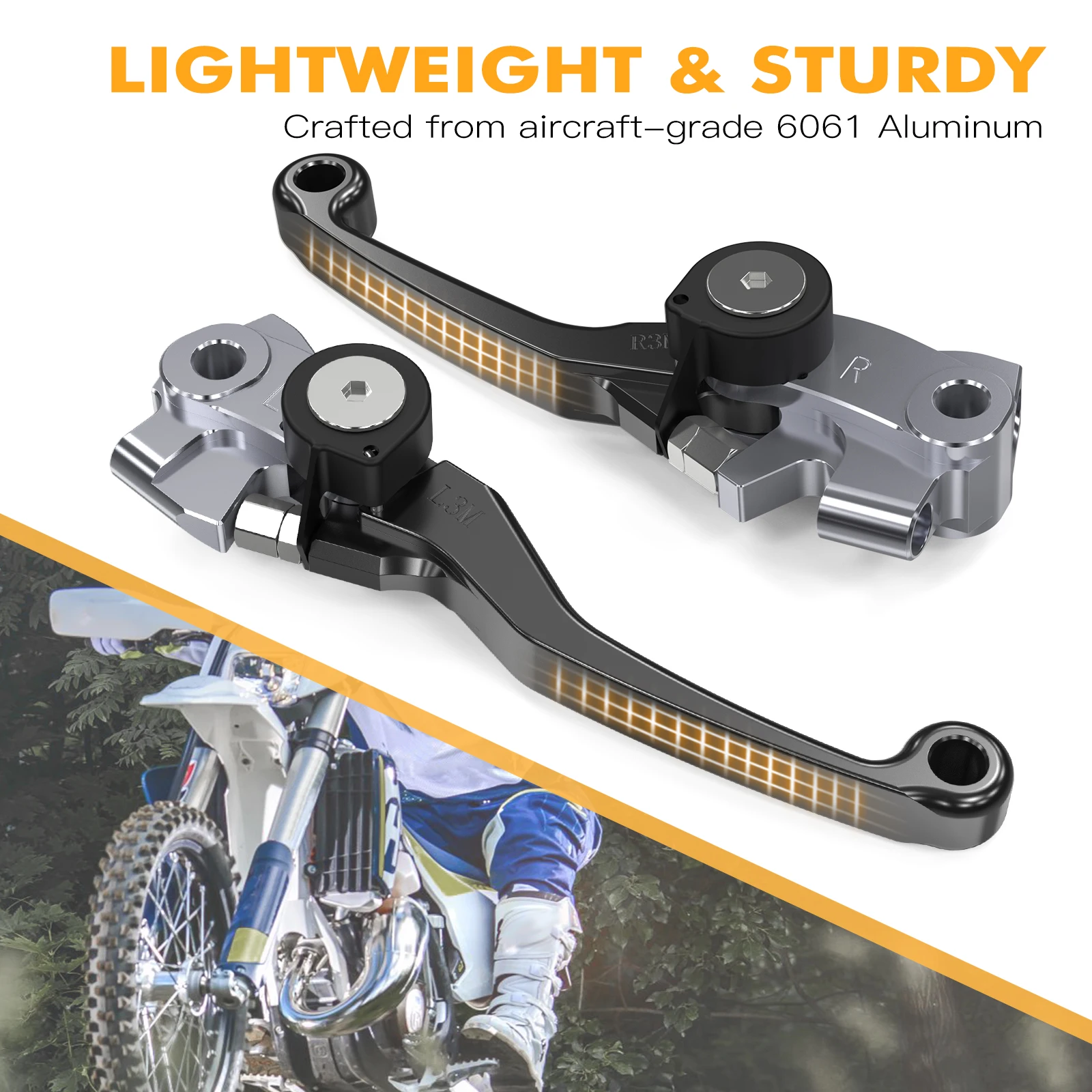 NICECNC مجموعة القابض والفرامل القابلة للطي لـ Husqvarna TE 300 TE250 FE350 FE450 FE501 FE250 2022-2024 GasGas EC 300 2021-2025 #4