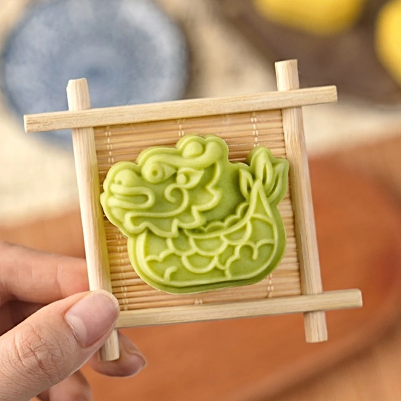 Stampo per mooncakes Stampo per pasticceria pressata a mano Strumento per preparazione dolci per torte con fagioli mung