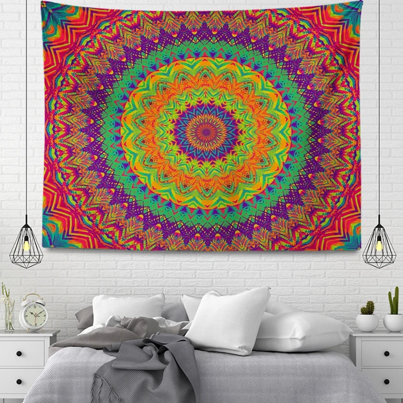 Home decoration Wall tapestry aesthetic room boho Macrame accessories wall hanging fabric autumn decor vintage Bedroom mandala