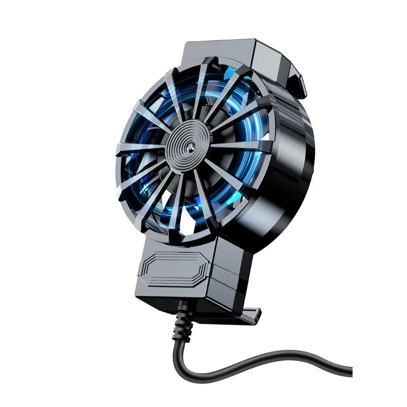 New Mini Cooling Fans for Mobile Phone Silent Cooler Cell Phone Gaming Radiator Game Cooler Portable Cooling Fan