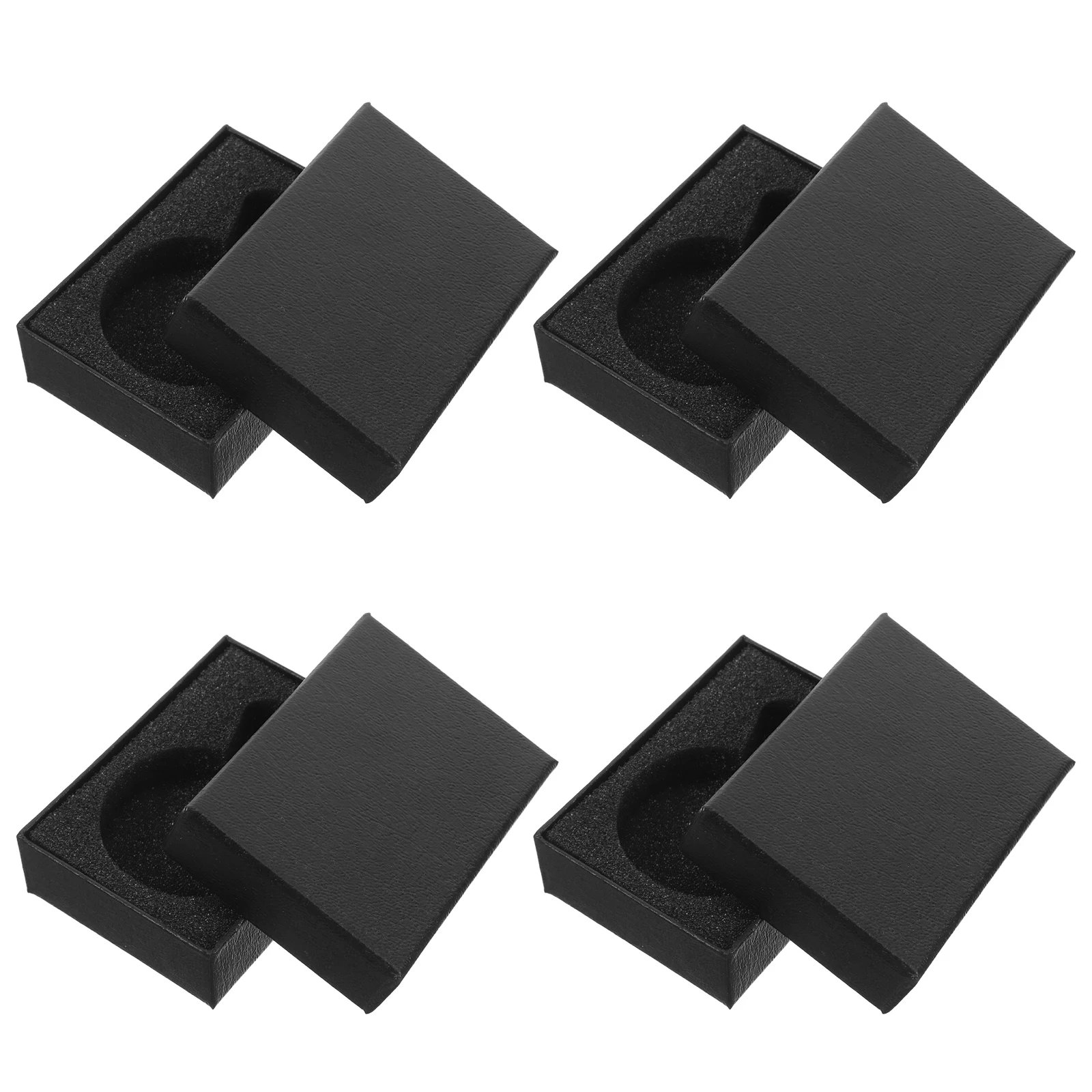 

4pcs Pocket Watch Storage for 47mm Watches Removable Cushion Mens Watch Case Taschenuhr Box Display Jewelry Box