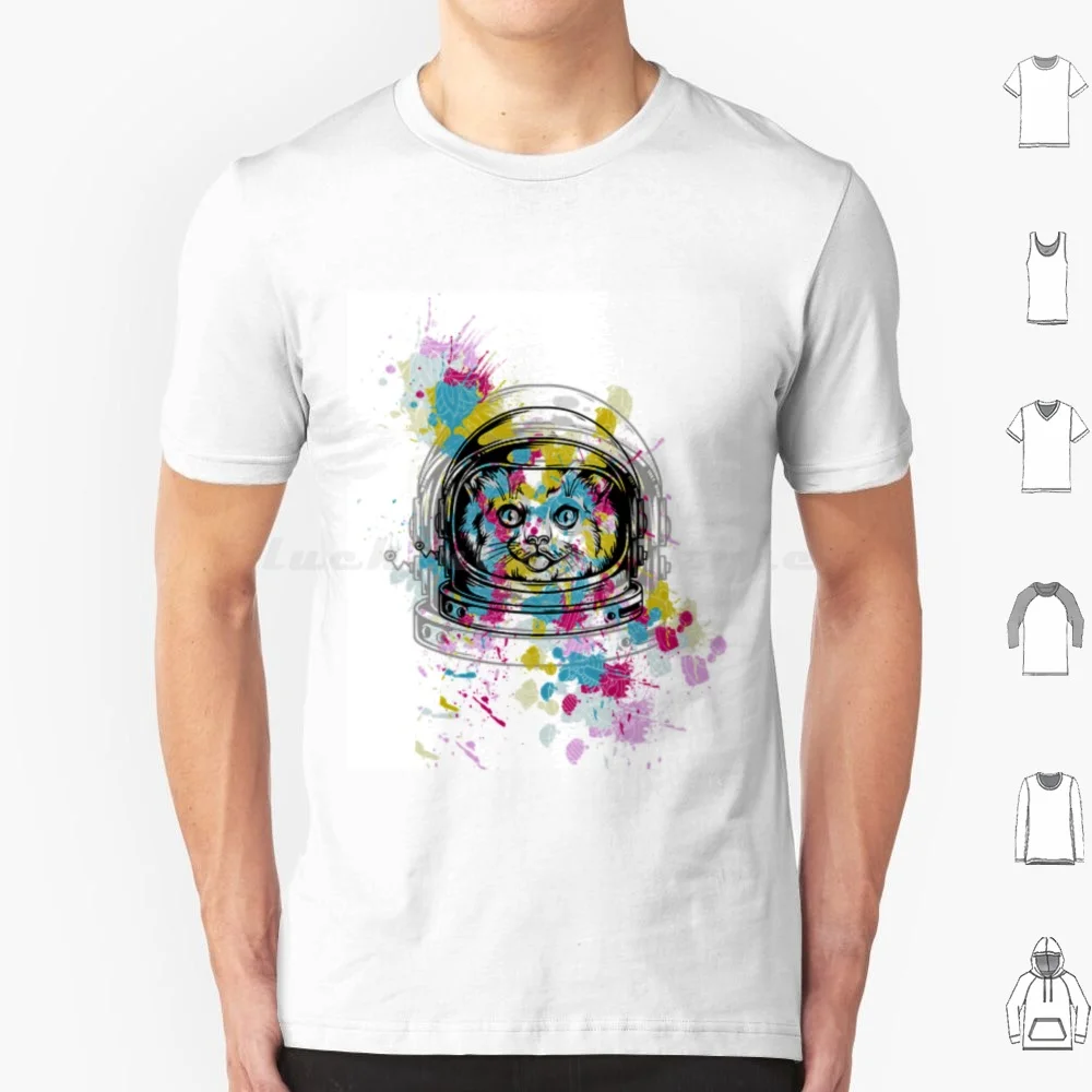 Gato astronauta gato astronauta camiseta hombres mujeres niños 6xl música hombre saco niño pequeño gran planeta auriculares musicales personaje Geeky