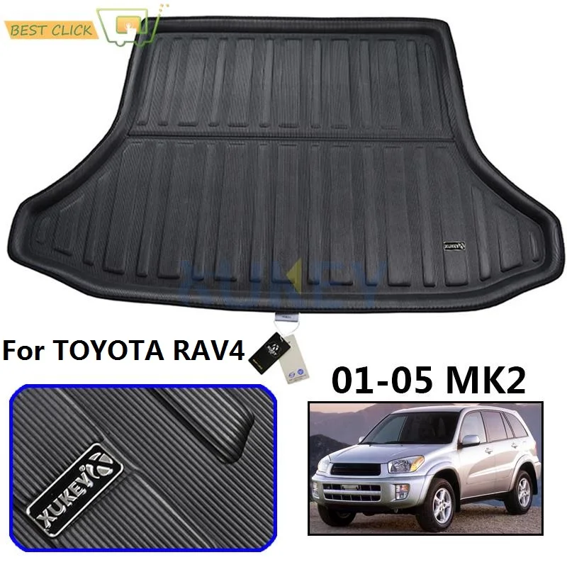 

Boot Liner Trunk Mats Rear Cargo Floor Tray Mat For Toyota ARV4 5-Door Wagon 2001 2002 2003 2004 2005 Carpet Floor Protector