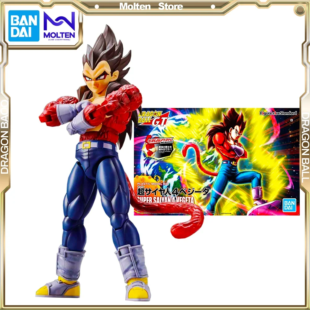 

BANDAI Original Figure-rise Standard Dragon Ball GT Super Saiyan 4 Vegeta Goku Gogeta Action Figure Model Kit Assembly/Assemblin