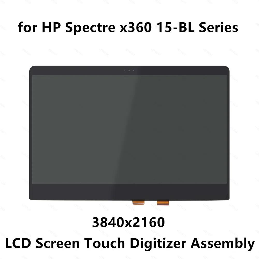 UHD LCD Screen Touch Glass Digitizer Display Assembly for HP Spectre x360 15-bl004nf 15-bl005nf 15-bl006nb 15-bl006nf 15-bl007nf