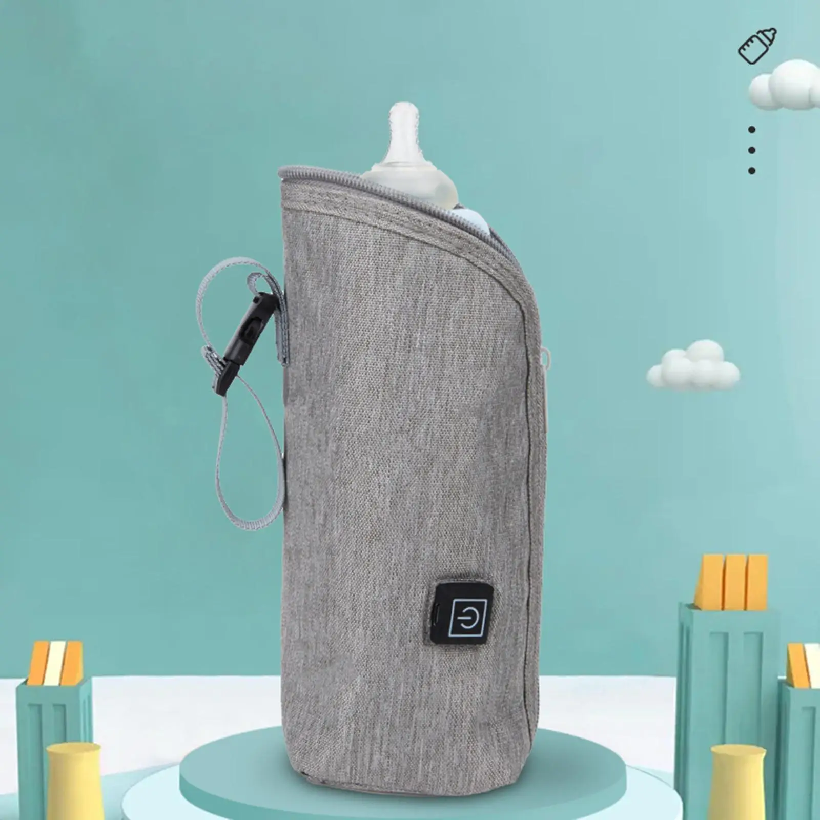 Baby Milk Keeper Insulated Breastmilk Bag Compact Nursing Bottle Warmer Bottle Warmer Tote Bags for Outdoor Home Travel