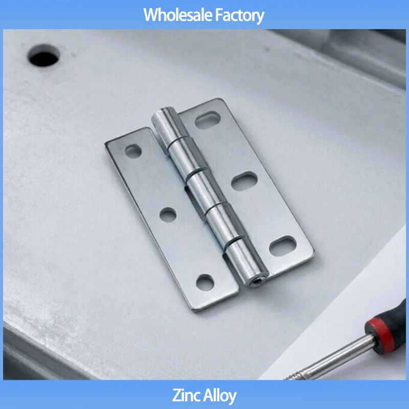 (12pcs) Asymmetric Waist Hole Butterfly Hinge  Iron Industrial Machinery Equipment Mobile Cabinet Hinge