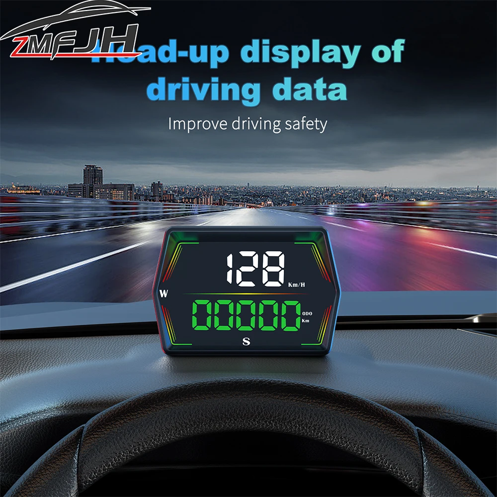 

G21 GPS-измеритель скорости, дисплей, проекционный дисплей, пробег, компас, высота, цифровой спидометр, сигнализация превышения скорости, сигнализация усталости вождения