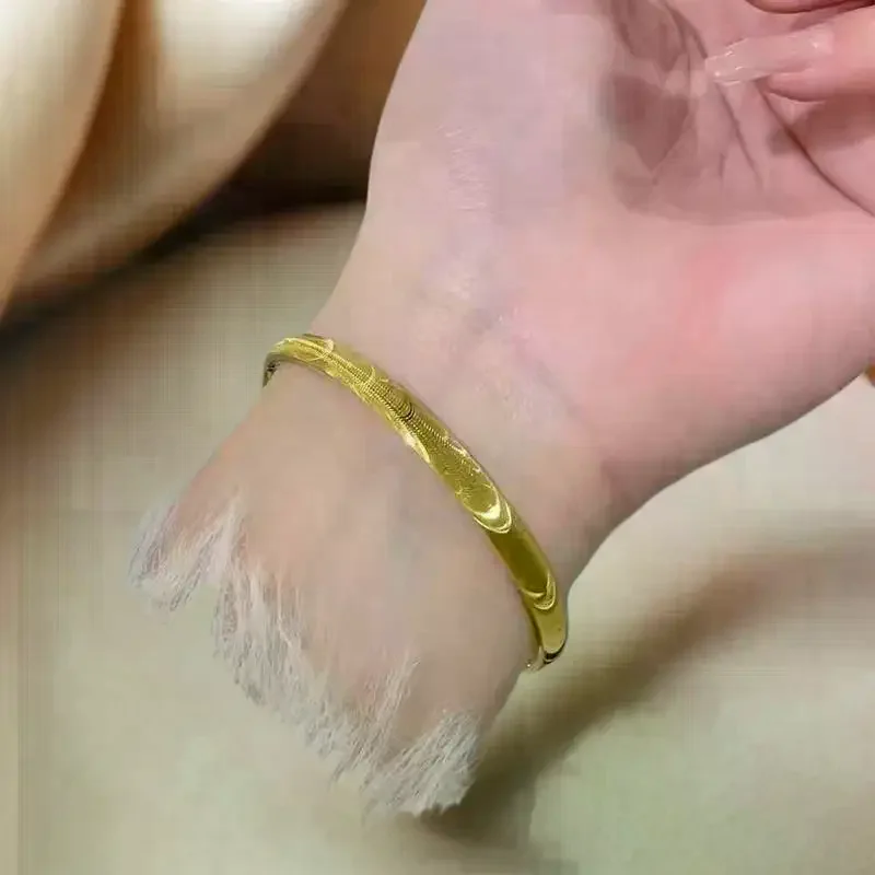 سوار عين القط مع نمط متموج للمرأة الفاخرة الإسورة حفلة مأدبة مجوهرات هدية #4